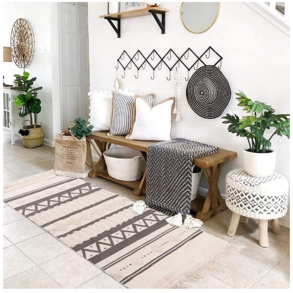 Seavish Other - Seavish Hand Woven Morocco Geo Area Rug 2.3 x 5.2